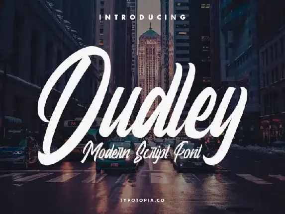 Dudley Modern Script font