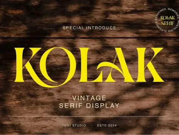 Kolak font