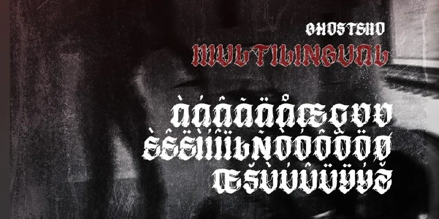 Ghostero DEMO font