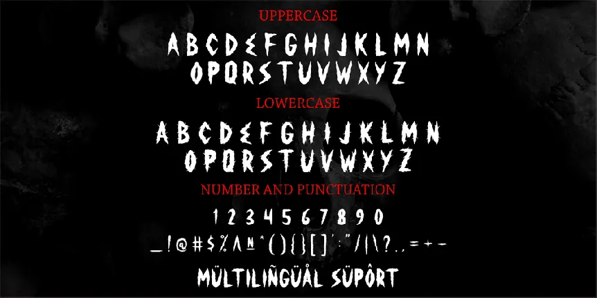 Horror Corpse font