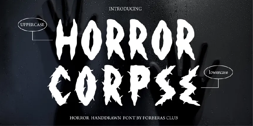 Horror Corpse font