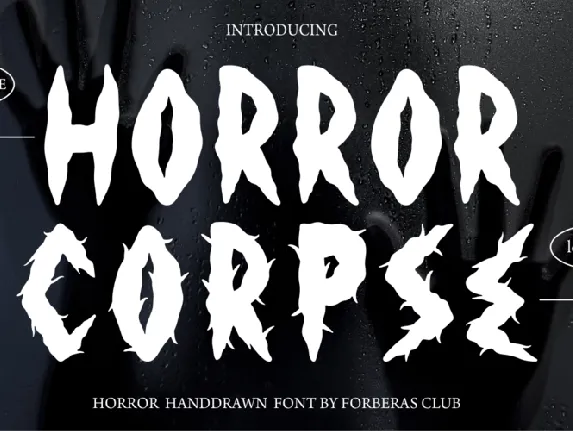 Horror Corpse font