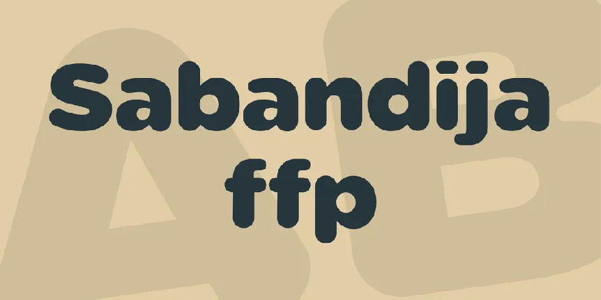 Sabandija ffp font