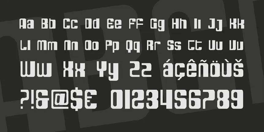 SF DecoTechno font