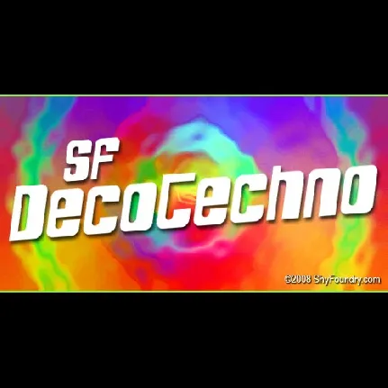 SF DecoTechno font