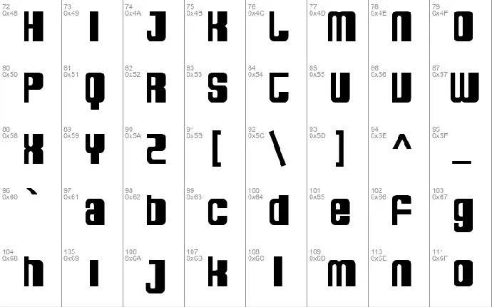 SF DecoTechno font