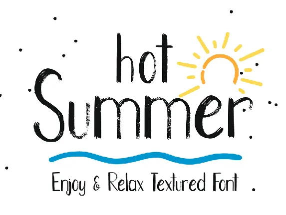 Hot Summer Display font