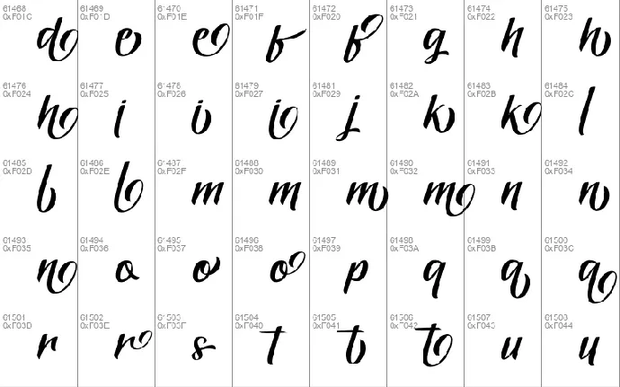 Bradles Script font