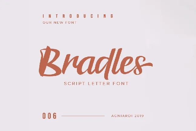 Bradles Script font