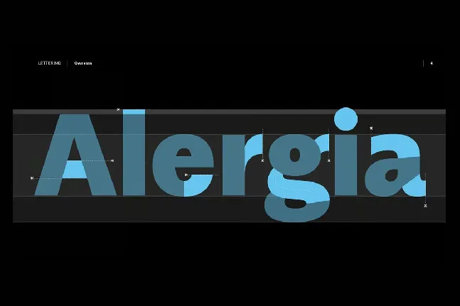 Alergia Grotesk font