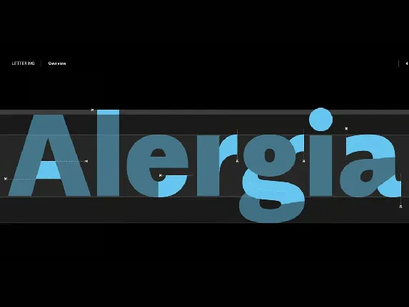 Alergia Grotesk font