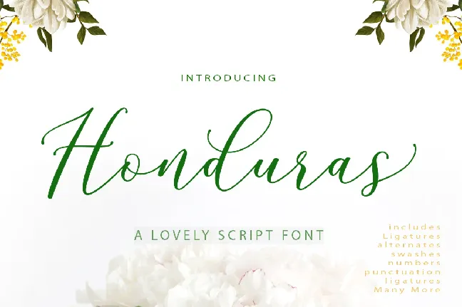 Honduras Script font