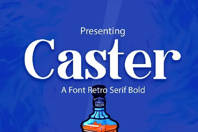 Caster font