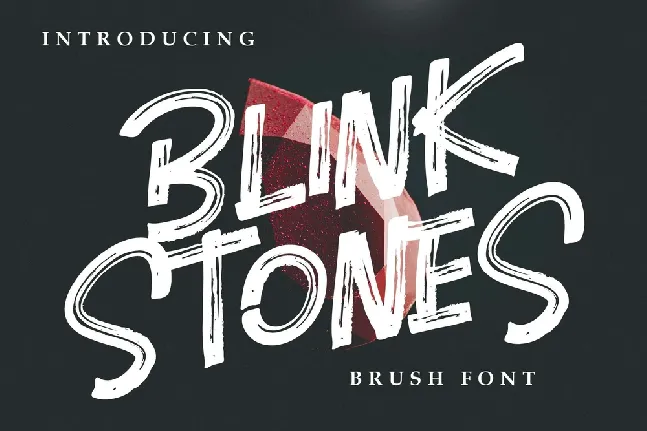 Blink Stones font