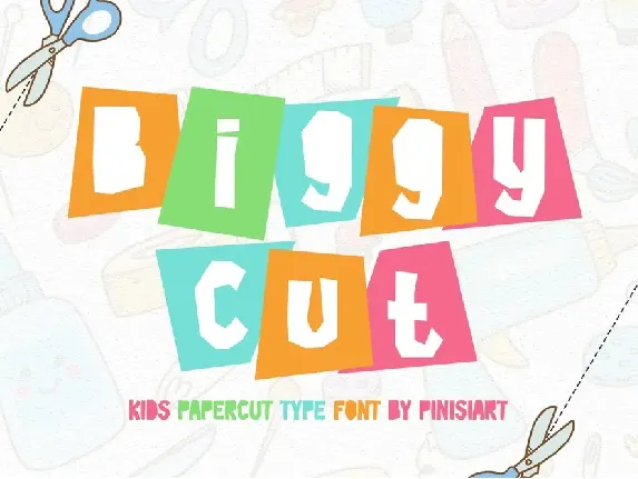 Biggy-Cut font