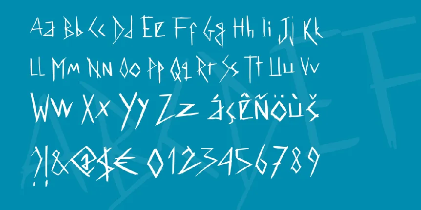 DREGS font