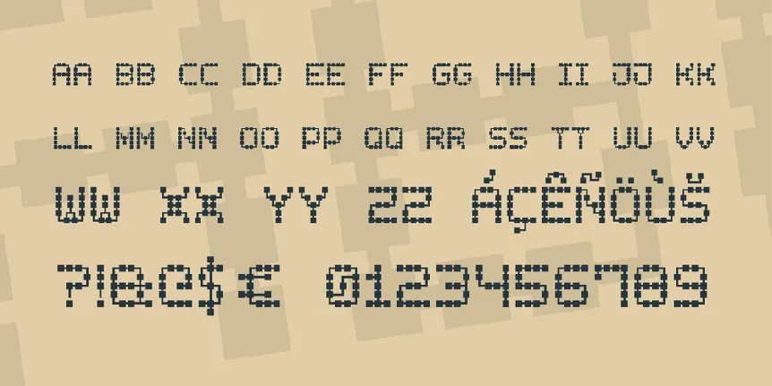 Printed Circuit Board-7 font