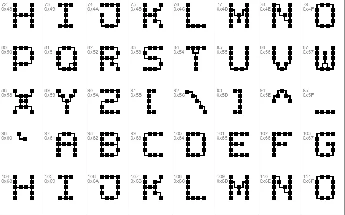 Printed Circuit Board-7 font