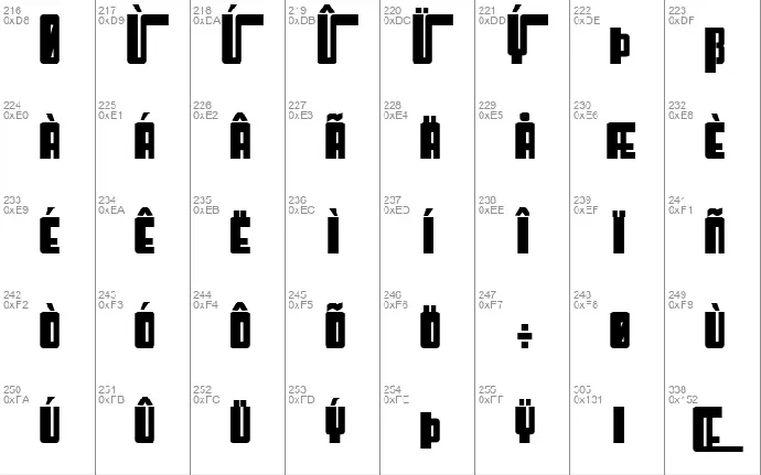 SF Cosmic Age font