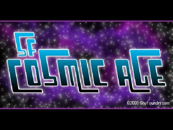 SF Cosmic Age font