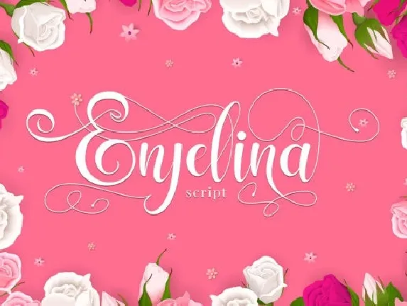 Enjelina Calligraphy font