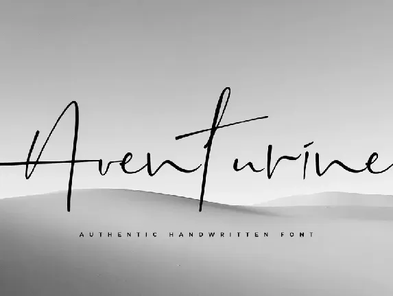 Aventurine font