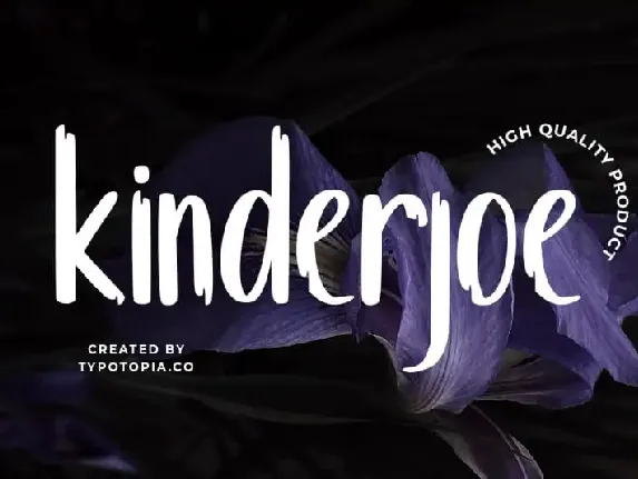 Kinderjoe Display font