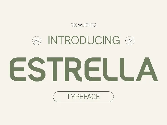 Estrella font