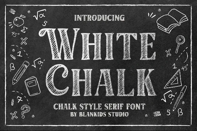 White Chalk font