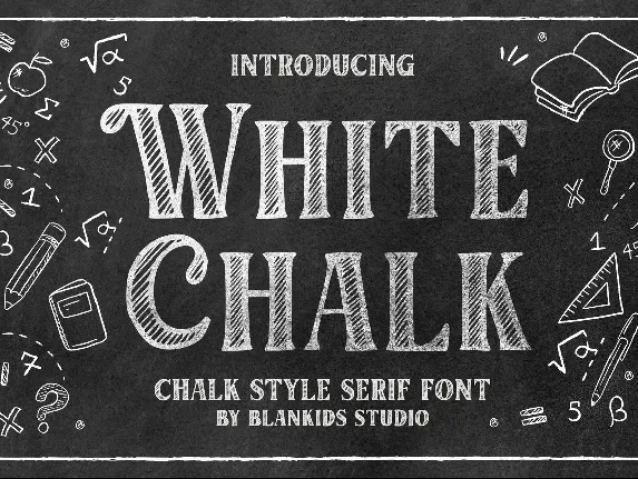 White Chalk font