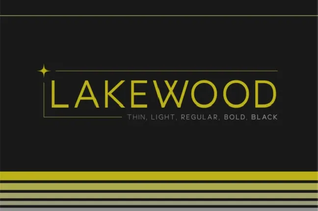 Lakewood Family font