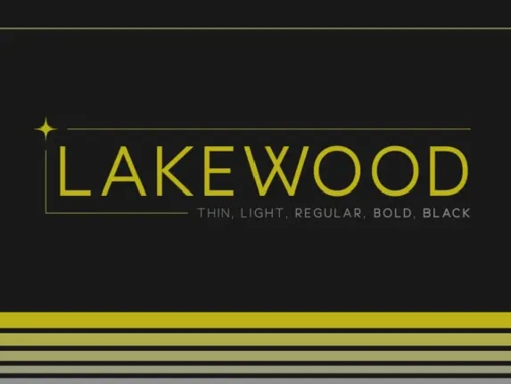 Lakewood Family font