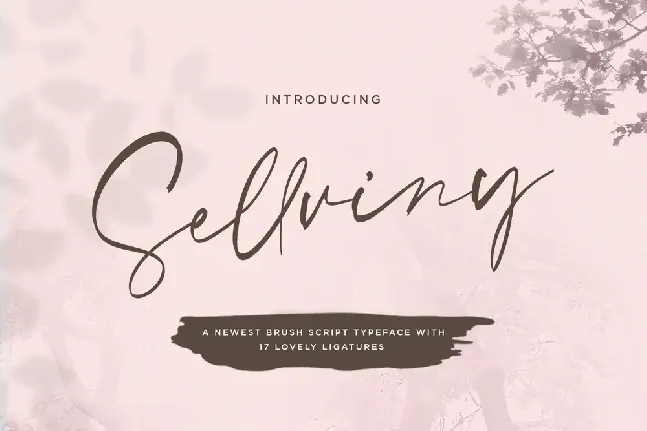 Sellviny font