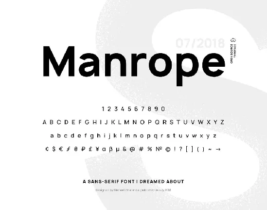 Manrope Family Free font