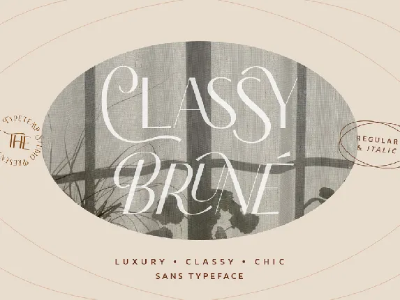 Classy Brune font