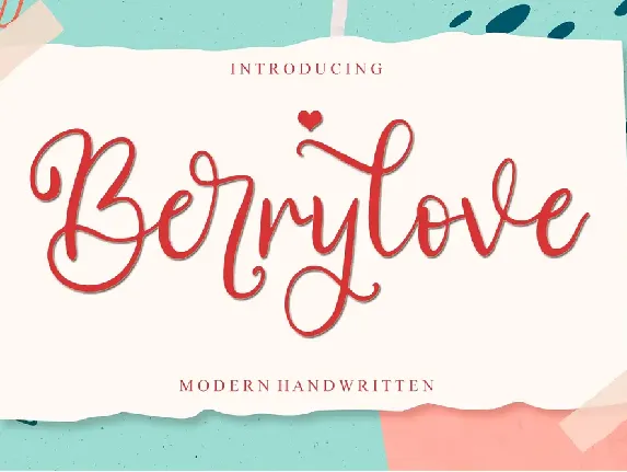 Berrylove - Personal Use font