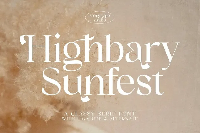 Highbary Sunfest font