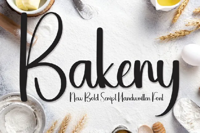 Bakery Script font