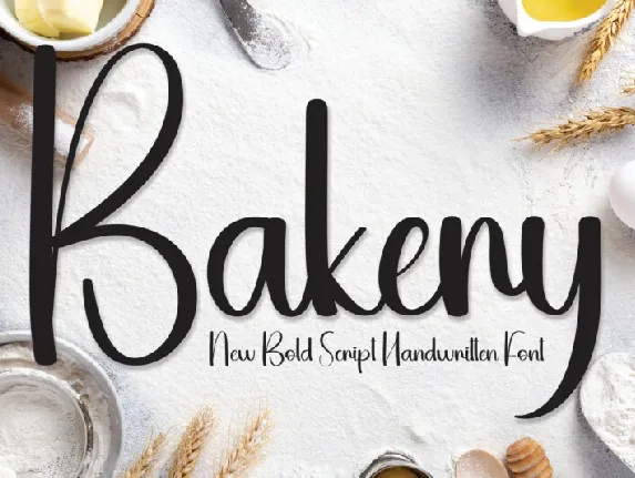 Bakery Script font