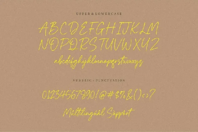 Buenos Signature font