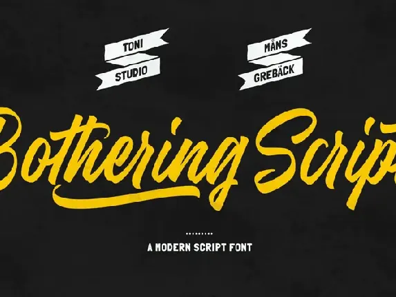 Bothering font