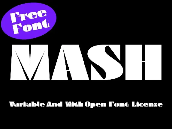 MASH font