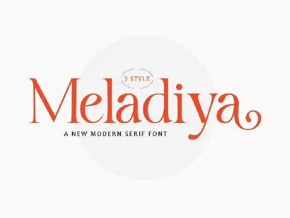 Meladiya font