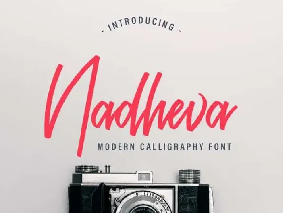 Nadheva Modern Calligraphy font