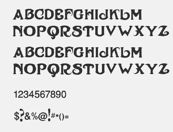 Henry Morgan font