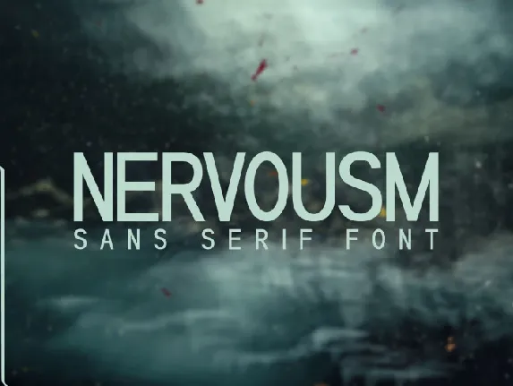 Nervousm Sans Serif font