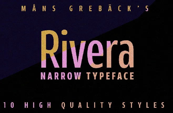 Rivera font