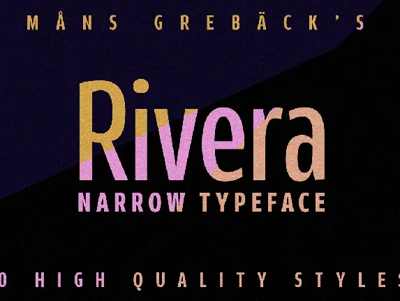 Rivera font