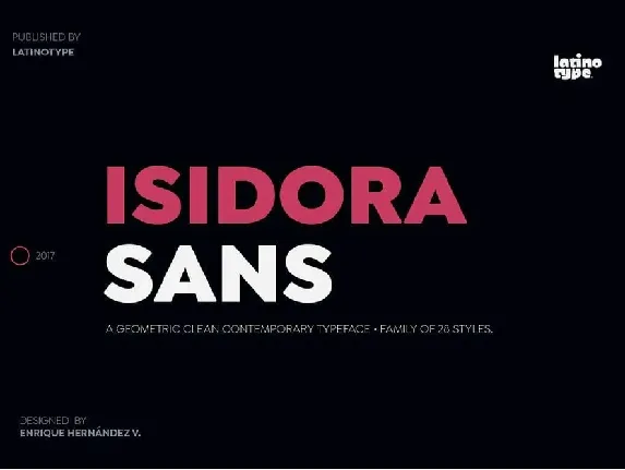 Isidora Sans font