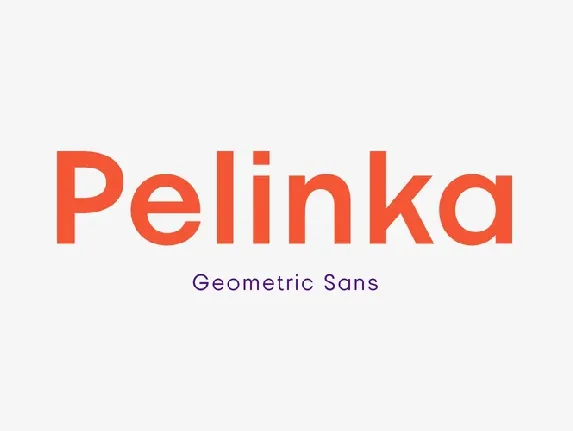 Pelinka Family font